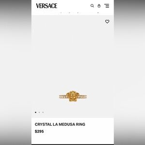 Versace CRYSTAL LA MEDUSA RING